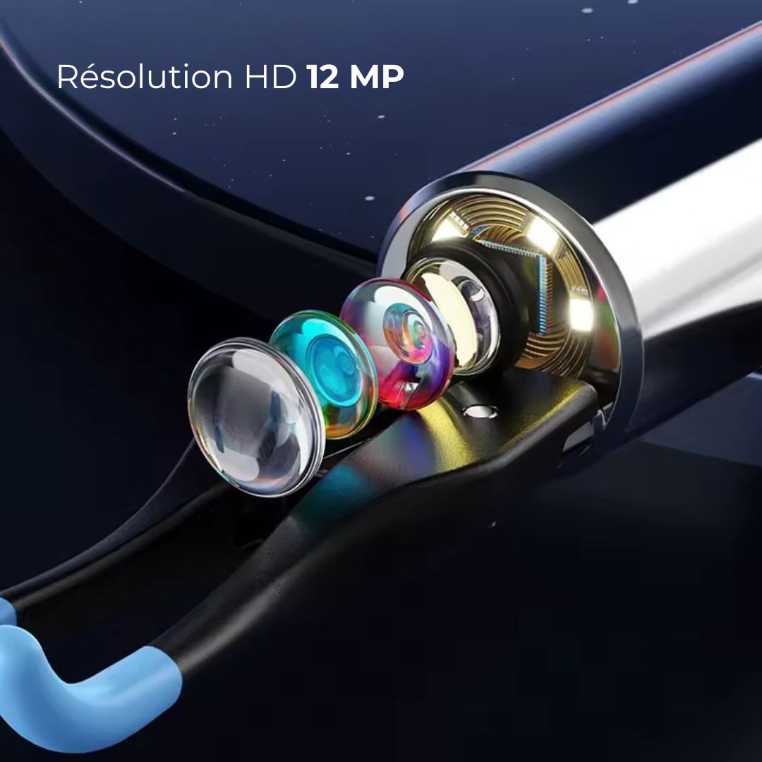 Nettoyeur d’oreilles intelligent avec caméra HD (Android/iOS)