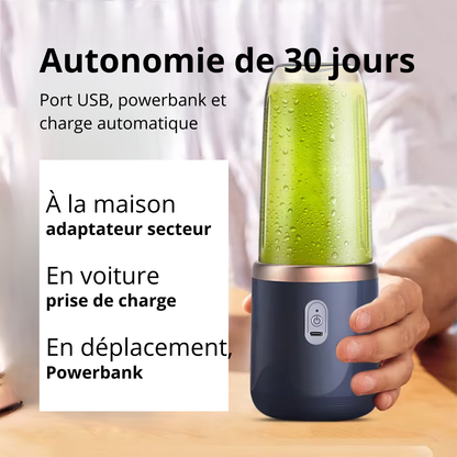 Mixeur portable à smoothie avec 2 gobelets