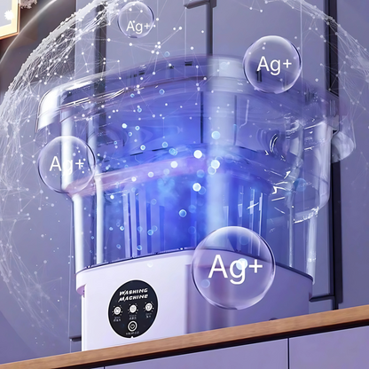 Mini Machine à Laver Compacte – Solution Portable pour Petits Espaces