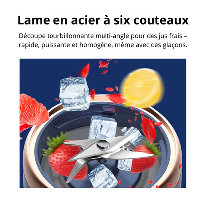 Mixeur portable à smoothie avec 2 gobelets