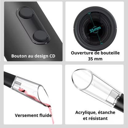 Coffret cadeau tire-bouchon électrique